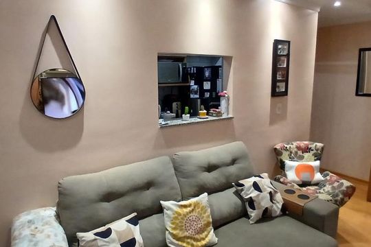 Sala de apartamento para alugar com 3 quartos, 62m² em Pestana, Osasco