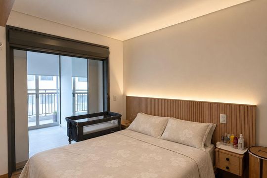 Quarto de apartamento à venda com 2 quartos, 95m² em Jardim Prudência, São Paulo