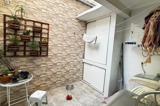 Área de Serviço de casa para alugar com 3 quartos, 110m² em Jardim Santo André, Santo André