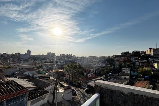 Area de Lazer Vista de casa para alugar com 3 quartos, 110m² em Jardim Santo André, Santo André
