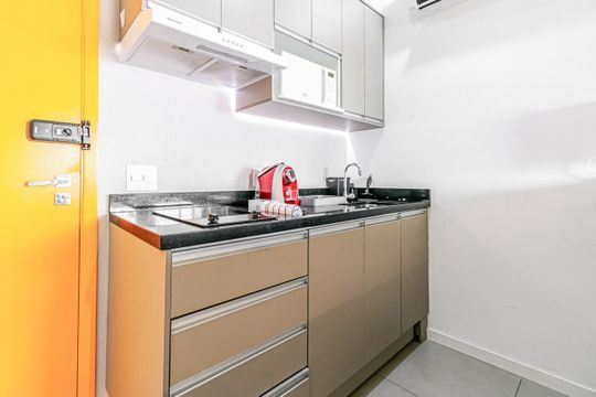 Cozinha de apartamento à venda com 1 quarto, 33m² em Santana, São Paulo