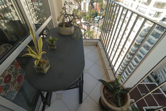 Varanda da Sala de apartamento à venda com 3 quartos, 86m² em Vila Mariana, São Paulo