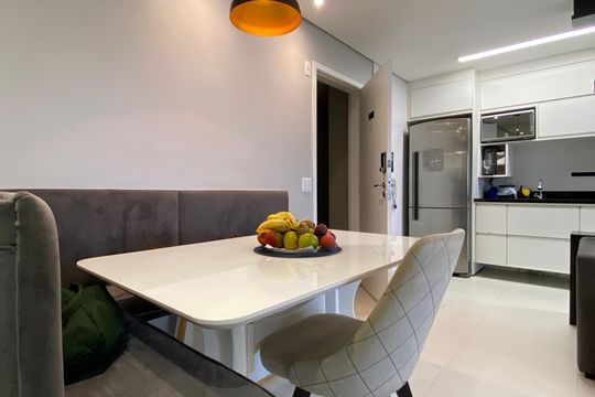 Sala - Cozinha de apartamento à venda com 2 quartos, 62m² em Centro, Osasco