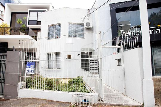 Fachada de apartamento à venda com 1 quarto, 45m² em Petrópolis, Porto Alegre