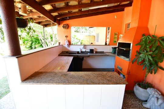 Churrasqueira de casa à venda com 3 quartos, 260m² em Loteamento Alphaville Campinas, Campinas