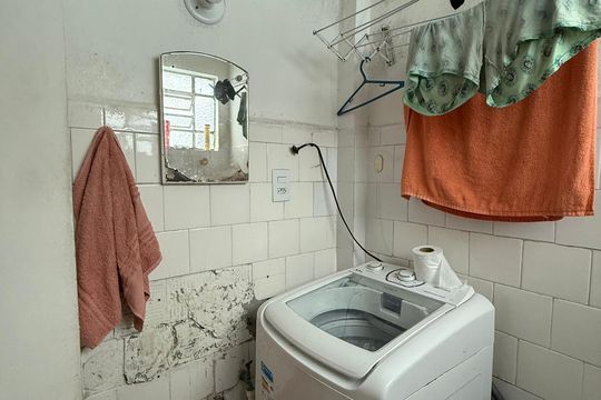 Área de serviço de apartamento para alugar com 1 quarto, 42m² em Consolação, São Paulo