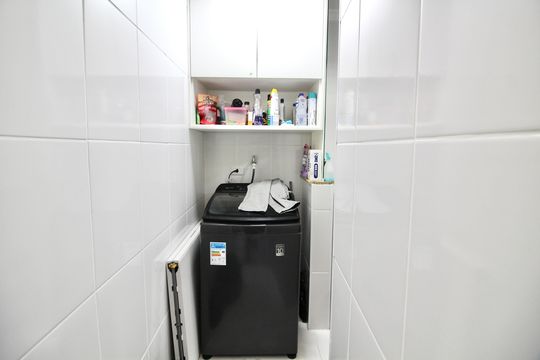 Área de serviço  de casa à venda com 2 quartos, 68m² em Jardim Cotinha, São Paulo