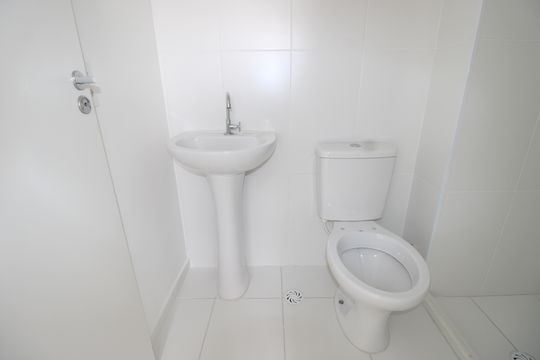 Banheiro da Suíte de apartamento à venda com 1 quarto, 41m² em Parada Xv de Novembro, São Paulo