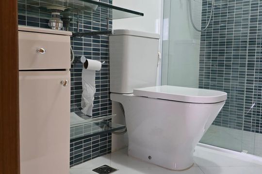 Banheiro Social de apartamento para alugar com 3 quartos, 70m² em Centro, Guarulhos