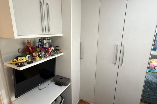 Cozinha de apartamento à venda com 3 quartos, 80m² em Vila Bertioga, São Paulo