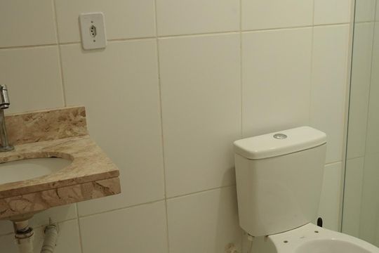 Banheiro de apartamento para alugar com 2 quartos, 47m² em Vila Gomes Cardim, São Paulo