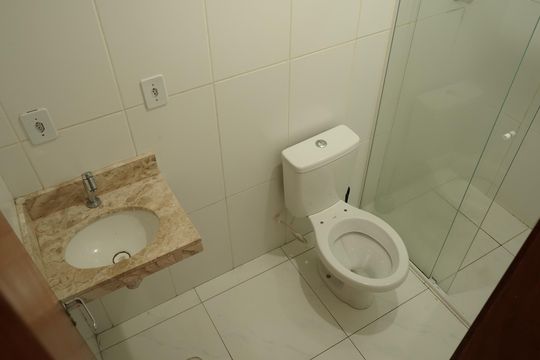 Banheiro de apartamento para alugar com 2 quartos, 47m² em Vila Gomes Cardim, São Paulo