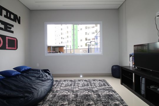 Área comum - Sala de Jogos de apartamento para alugar com 2 quartos, 52m² em Parque Residencial Flamboyant, São José dos Campos