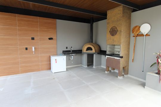 Área comum - Churrasqueira de apartamento para alugar com 2 quartos, 52m² em Parque Residencial Flamboyant, São José dos Campos