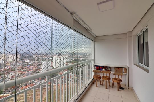Sala Sacada de apartamento à venda com 2 quartos, 91m² em Vila Lusitania, São Bernardo do Campo
