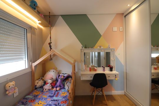 Suíte 2 de apartamento à venda com 2 quartos, 91m² em Vila Lusitania, São Bernardo do Campo