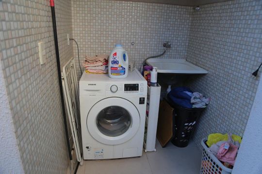 Área de serviço de casa à venda com 3 quartos, 160m² em Residencial Jardim Belvedere, Goiânia