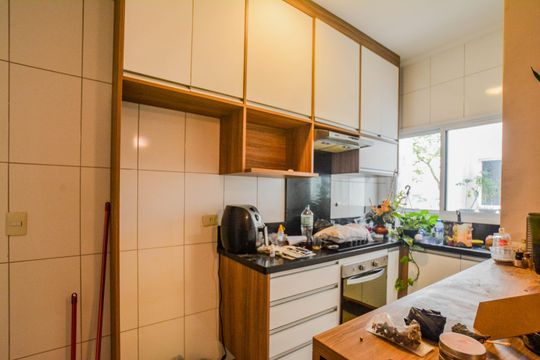 Cozinha de apartamento para alugar com 2 quartos, 124m² em Vila Pires, Santo André