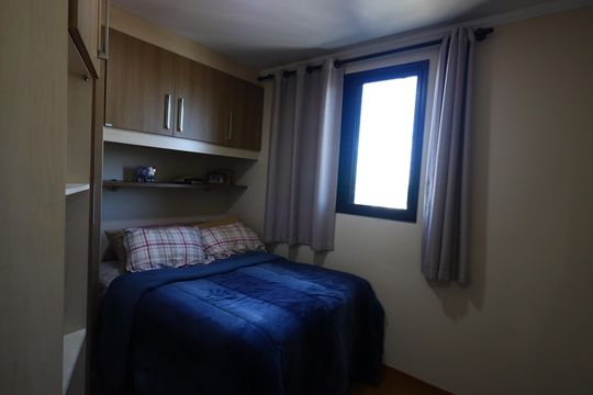 Suíte 1 de apartamento à venda com 2 quartos, 58m² em Vila Menck, Osasco