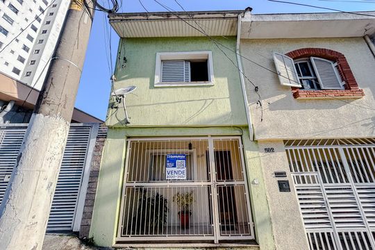 Fachada com Placa de apartamento para alugar com 3 quartos, 81m² em Tatuapé, São Paulo