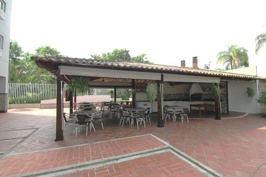Área comum - Churrasqueira de apartamento para alugar com 3 quartos, 193m² em Barra Olímpica, Rio de Janeiro