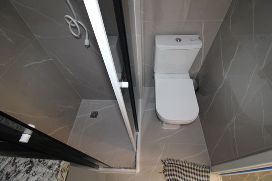 Banheiro de apartamento à venda com 1 quarto, 28m² em Carandiru, São Paulo