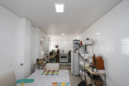 Cozinha de apartamento à venda com 3 quartos, 108m² em Padre Eustáquio, Belo Horizonte