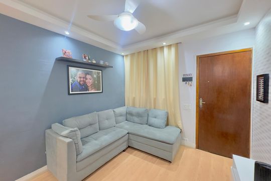 Sala de casa de condomínio para alugar com 2 quartos, 45m² em Vila Barros, Guarulhos