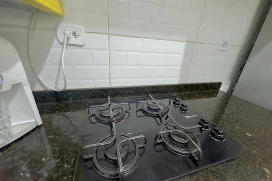 Cozinha de casa de condomínio para alugar com 2 quartos, 45m² em Vila Barros, Guarulhos