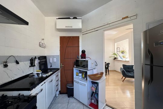 Cozinha de apartamento para alugar com 3 quartos, 57m² em Manacás, Belo Horizonte