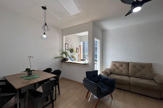 Sala de apartamento para alugar com 3 quartos, 57m² em Manacás, Belo Horizonte