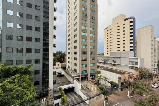 Vista  de apartamento para alugar com 2 quartos, 81m² em Brooklin, São Paulo