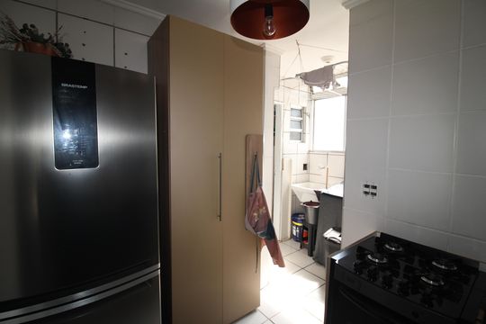 Cozinha de apartamento para alugar com 2 quartos, 51m² em Santana, São Paulo