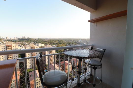 Varanda  de apartamento para alugar com 2 quartos, 57m² em Alto da Boa Vista, Ribeirão Preto