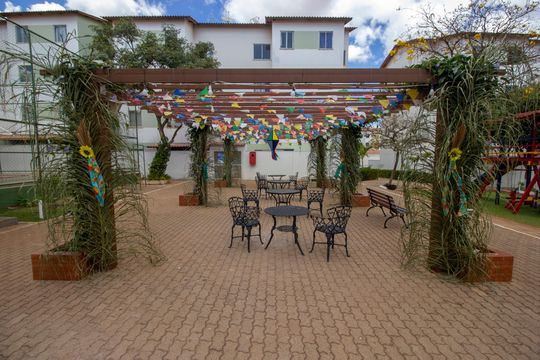 Área comum de apartamento para alugar com 2 quartos, 60m² em Santa Maria, Brasília