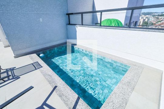 Área comum - Piscina de apartamento para alugar com 2 quartos, 58m² em Baeta Neves, São Bernardo do Campo