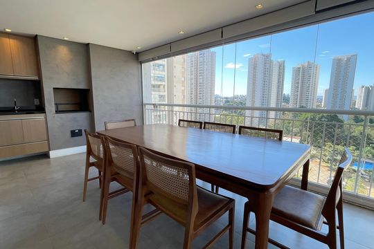 Varanda de apartamento à venda com 4 quartos, 171m² em Jardim Arpoador, São Paulo