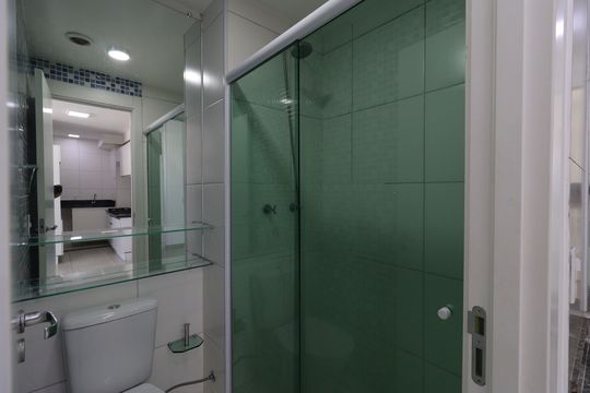 Banheiro de apartamento para alugar com 2 quartos, 38m² em Vila Isa, São Paulo
