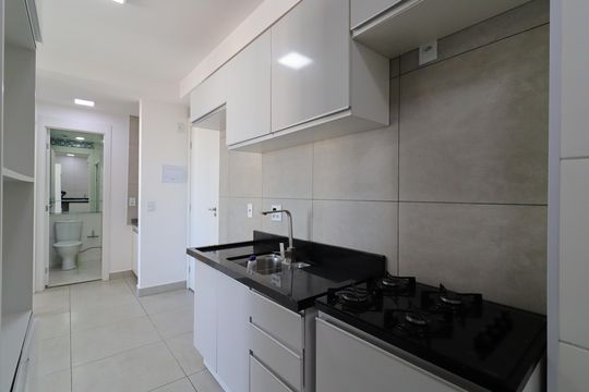 Cozinha - Armários de apartamento para alugar com 2 quartos, 38m² em Vila Isa, São Paulo