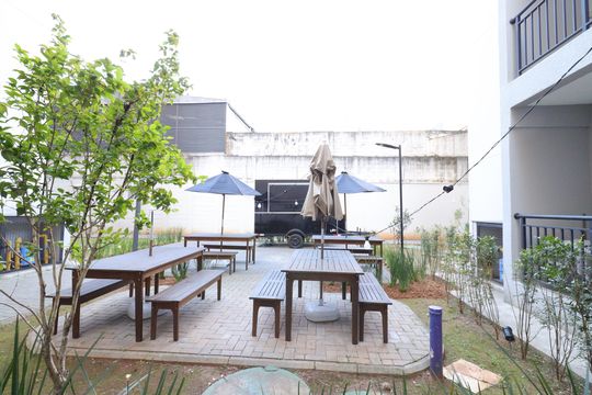 Área comum - Área Gourmet de apartamento para alugar com 2 quartos, 38m² em Vila Isa, São Paulo