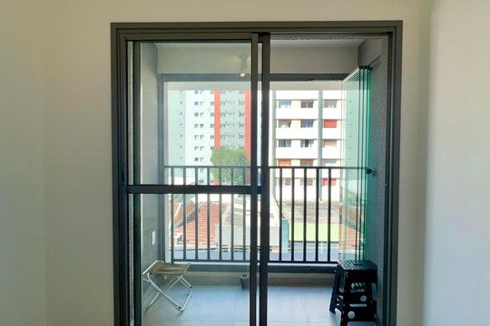 Varanda de kitnet/studio à venda com 1 quarto, 30m² em Pinheiros, São Paulo