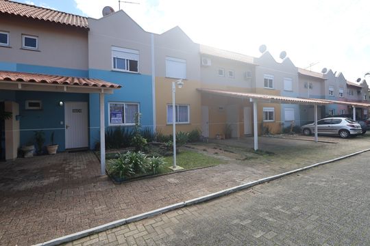 Fachada da Casa de casa de condomínio à venda com 3 quartos, 106m² em Fátima, Canoas