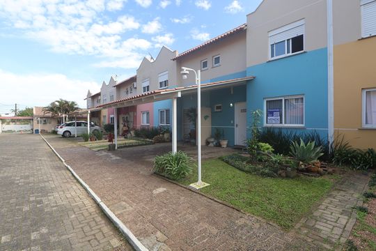 Fachada da Casa de casa de condomínio à venda com 3 quartos, 106m² em Fátima, Canoas