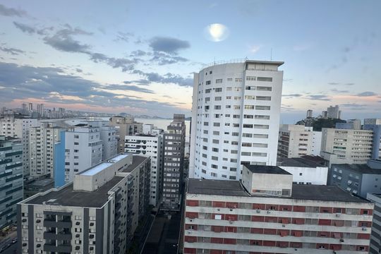 Vista Quarto 2 de apartamento para alugar com 2 quartos, 72m² em Itararé, São Vicente