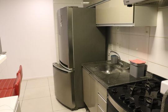 Cozinha de apartamento para alugar com 1 quarto, 68m² em Parque Tamandaré, Campos dos Goytacazes