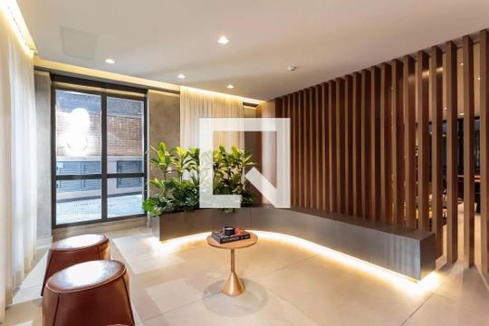 Área externa de apartamento para alugar com 1 quarto, 29m² em Indianópolis, São Paulo