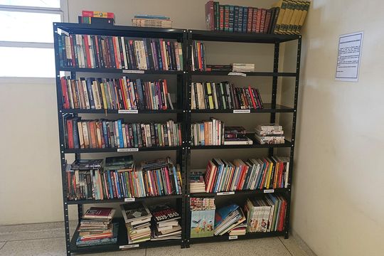 Área Comum - Biblioteca de apartamento à venda com 2 quartos, 98m² em Consolação, São Paulo