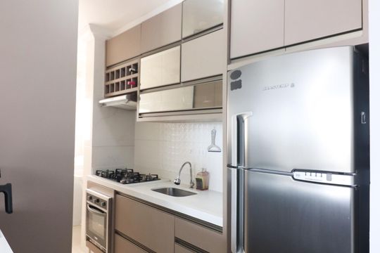 Cozinha  de apartamento para alugar com 2 quartos, 49m² em Vila Goncalves, São Bernardo do Campo