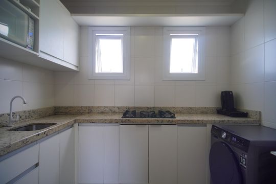 Cozinha de apartamento à venda com 2 quartos, 51m² em Liberdade, Novo Hamburgo