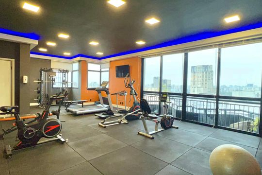 Academia de apartamento para alugar com 1 quarto, 42m² em Cerqueira César, São Paulo